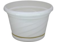Kaspó tálca Loft 150x105 mm fehér