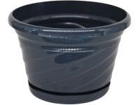 Kaspó tálca Loft 150x105 mm antracit