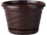 Kaspó tálca Loft 150x105 mm barna