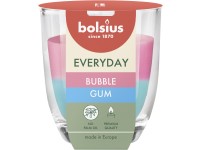 Bolsius Üveg Everyday 70x80mm Duotone Bubble Gum, illatgyertya