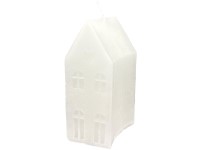 Sviečka domček 58x110mm, biela
