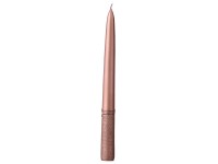 Karcolt hullámos Kúpos 22x230mm fém matt barna gyertya