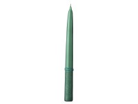 Karcolt hullámos Kúpos 22x230mm zöld gyertya