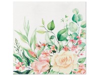 Szalvéta Airlaid 12db Floral moments 40x40 cm