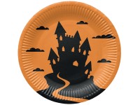 Halloween parti tányérok 23 cm – 8 db