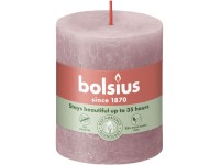 Bolsius Rustic Shine Roller 68×80 mm – Ash Rose (rózsaszín)