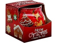 Üveg Decor 80 x 72 mm Christmas cookies illatgyertya