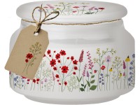 Emocio illatgyertya üvegből 100x79 mm üvegtetővel, Flower Lover