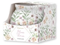 Emocio üveges illatgyertya 80x72mm, Bloom Charm