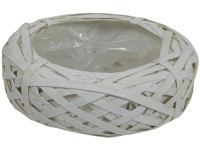 Ošiatka prútené 250x250x70mm, biela