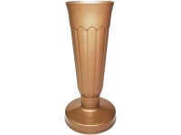 Madonna temetői műanyag váza 32 cm-es súllyal - arany