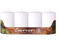 Emocio Hengergyertya 4 db 50x100mm, Rusztikus fehér