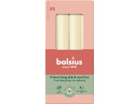 Bolsius Domáce 8ks 20x170 Soft Pearl sviečky, sl.kosť