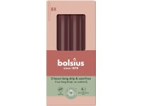 Bolsius Domáce 8ks 20x170 Velvet Red sviečky, bordó