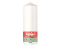 Bolsius Valec 68x200 Cloudy White sviečka, biela