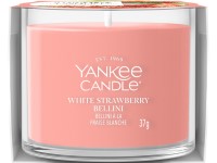 YANKEE CANDLE ÜVEG VOTÍV GYERTYA WHITE STRAWBERRY BELLINI