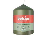 Bolsius hengergyertya 58x80, Fresh Olive