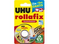 UHU Rollafix Transparent 19 mm × 25 m + 5 m SpongeBob – lepicí páska