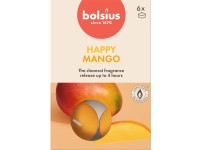 Bolsius Teamécses 6db True Scents Mango