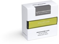 Millefiori Icon Sandalo Bergamotto vůně do auta NEW Design Classic žlutá