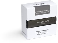 Millefiori Natural Sandalo Bergamotto NEW Design Urban vůně do auta - tmavě stříbrná