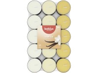 Bolsius Teamécses 30 db Vanília illatú, háromszínű