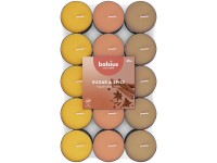 Bolsius Teamécses 30 db Sugar&Spice illatú, háromszínű